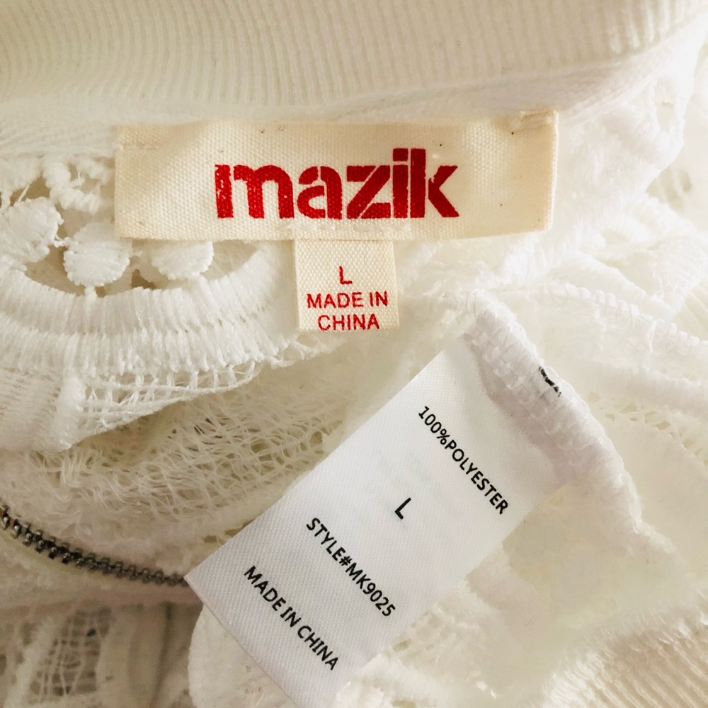 Mazik Lace Zip-Front Bomber Jacket - Picture 5 of 5